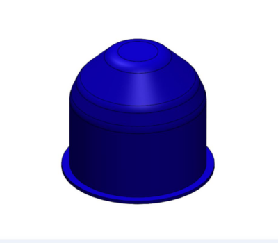 2x Abdeckkappe f. K80® Scharmüller Blau