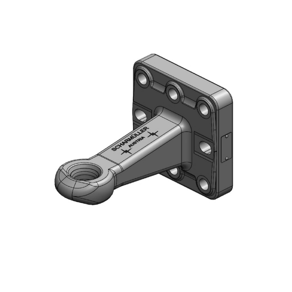 Zugöse mit Flansch Ø40mm 145x145