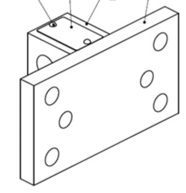 Konsole Dong Feng 120x55 Ø15mm / LA40mm