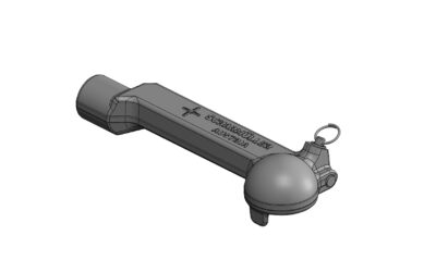 ZWL K60 Zugöse links M30x2 L303mm