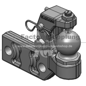 Zwangslenkung K50 R m. Niederhalter Für K80®-Lagerböcke / Tragplatten