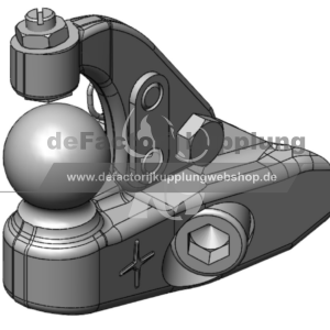 Zwangslenkung K50 L m. Niederhalter CNH Für K80®-Lagerböcke / Tragplatten