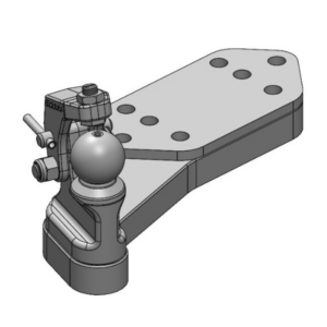 Zwangslenkung K50 L m. Niederhalter Für K80®-Lagerböcke / Tragplatten