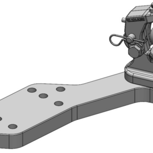 Zwangslenkung K50 R m. Niederhalter Für K80®-Lagerböcke / Tragplatten