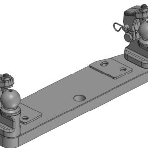 Zwangslenkung K50 R/L m. Niederhalter Für K80®-Lagerböcke / Tragplatten