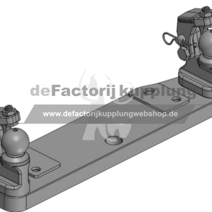 Zwangslenkung K50 R/L m. Niederhalter Für K80®-Lagerböcke / Tragplatten
