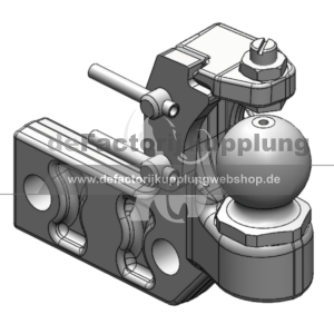 Zwangslenkung K50 R/L m. Niederhalter Für K80®-Lagerböcke / Tragplatten