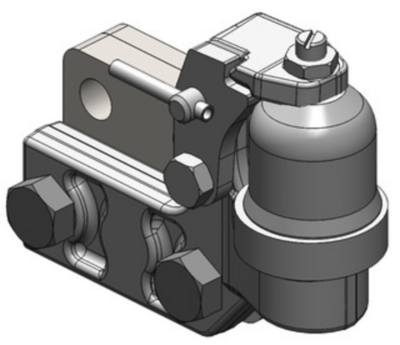 Zwangslenkung K50 L m. Niederhalter Für K80®-Lagerböcke / Tragplatten