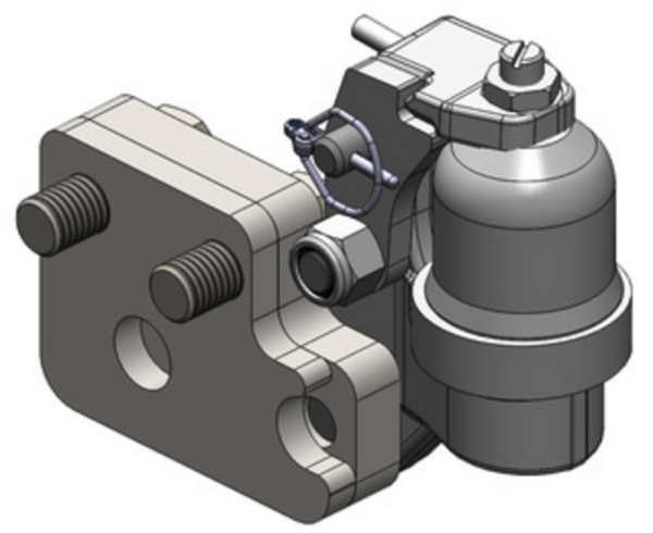 Zwangslenkung K50 R m. Niederhalter Für K80®-Lagerböcke / Tragplatten