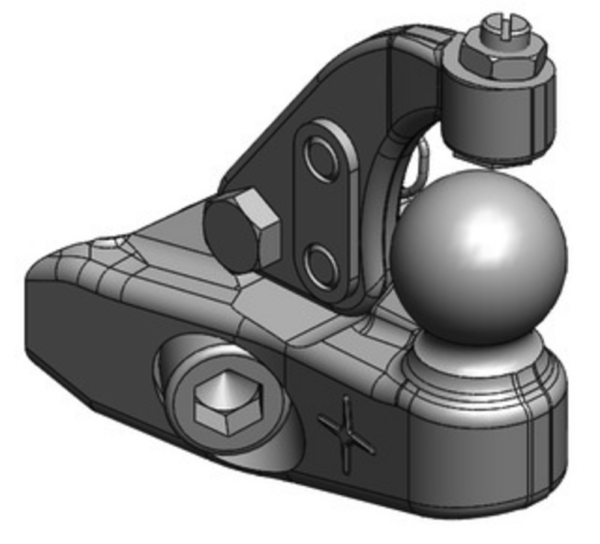 Zwangslenkung K50 R m. Niederhalter Für K80®-Kugeleinsätze