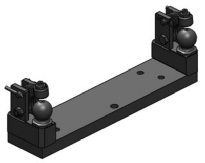 Zwangslenkung K50 R/L m. Niederhalter / Für K80®-Lagerböcke / Tragplatten