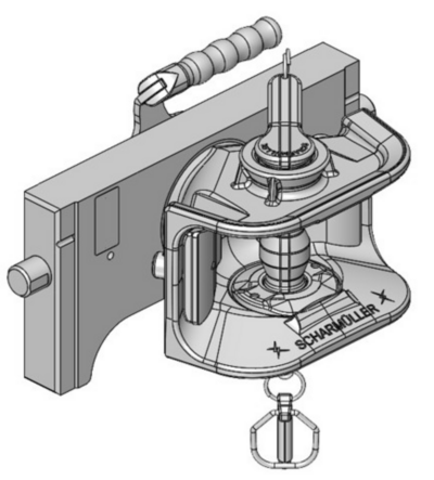 Zugmaul Manuell W320 S38 Orlandi CHS (Ø38mm)