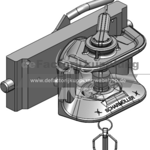 Zugmaul Manuell W330 S32 CHS (Ø38mm) Schwarz