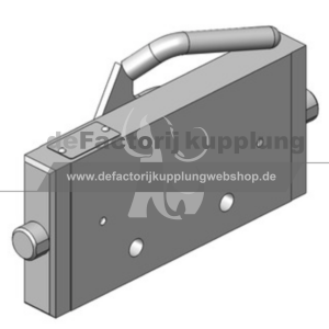 Adapterplatte W225 S32 M16 2-Loch (JD-Grün)
