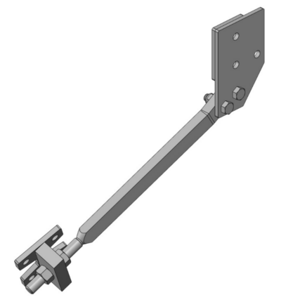 Seitenstrebe U500 mit Radstand 3900 BM40