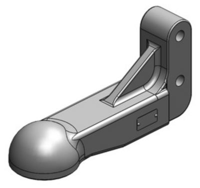 Winkelzugöse K80® LA90mm B70mm 2-Loch Ø21mm