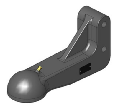 Winkelzugöse K80® LA90mm B90mm 2-Loch Ø21mm