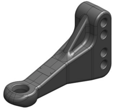 Winkelzugöse Ø40mm LA40/100mm B90mm 4-Lo