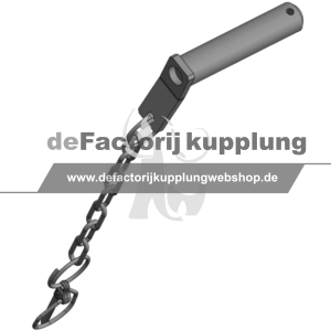 Verriegelungsbolzen m. Kette Ø20x95